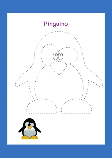 Actividad de primeros pasos: pingüino de puntos